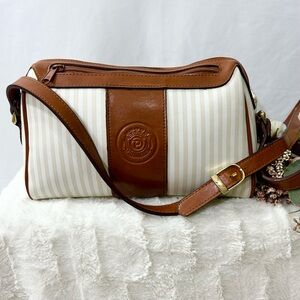 Phillipe vintage dome stripe crossbody